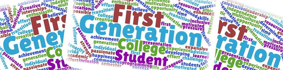 first generation college student word cloud